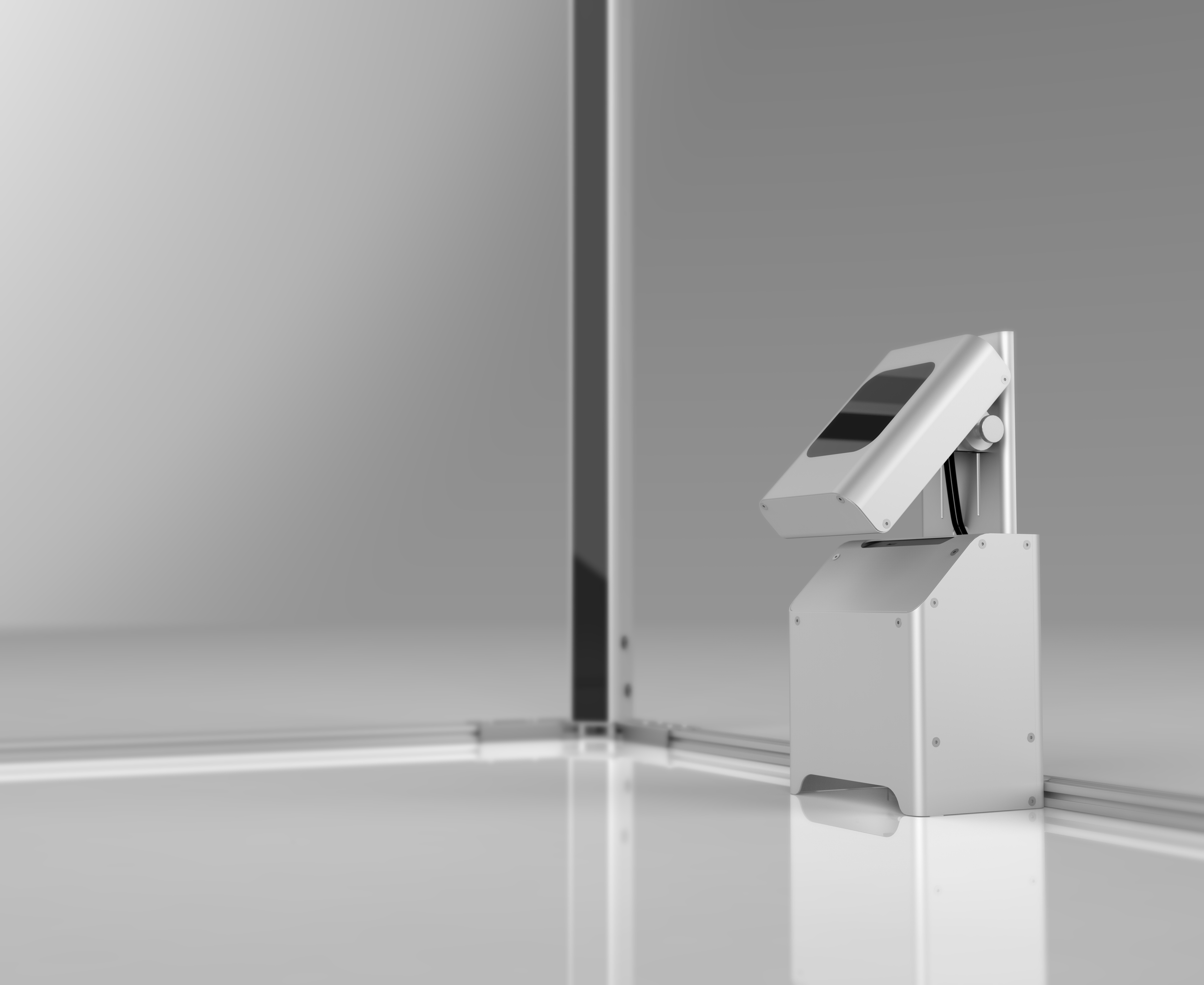 3D Rendered Scanner Device - Hero Section