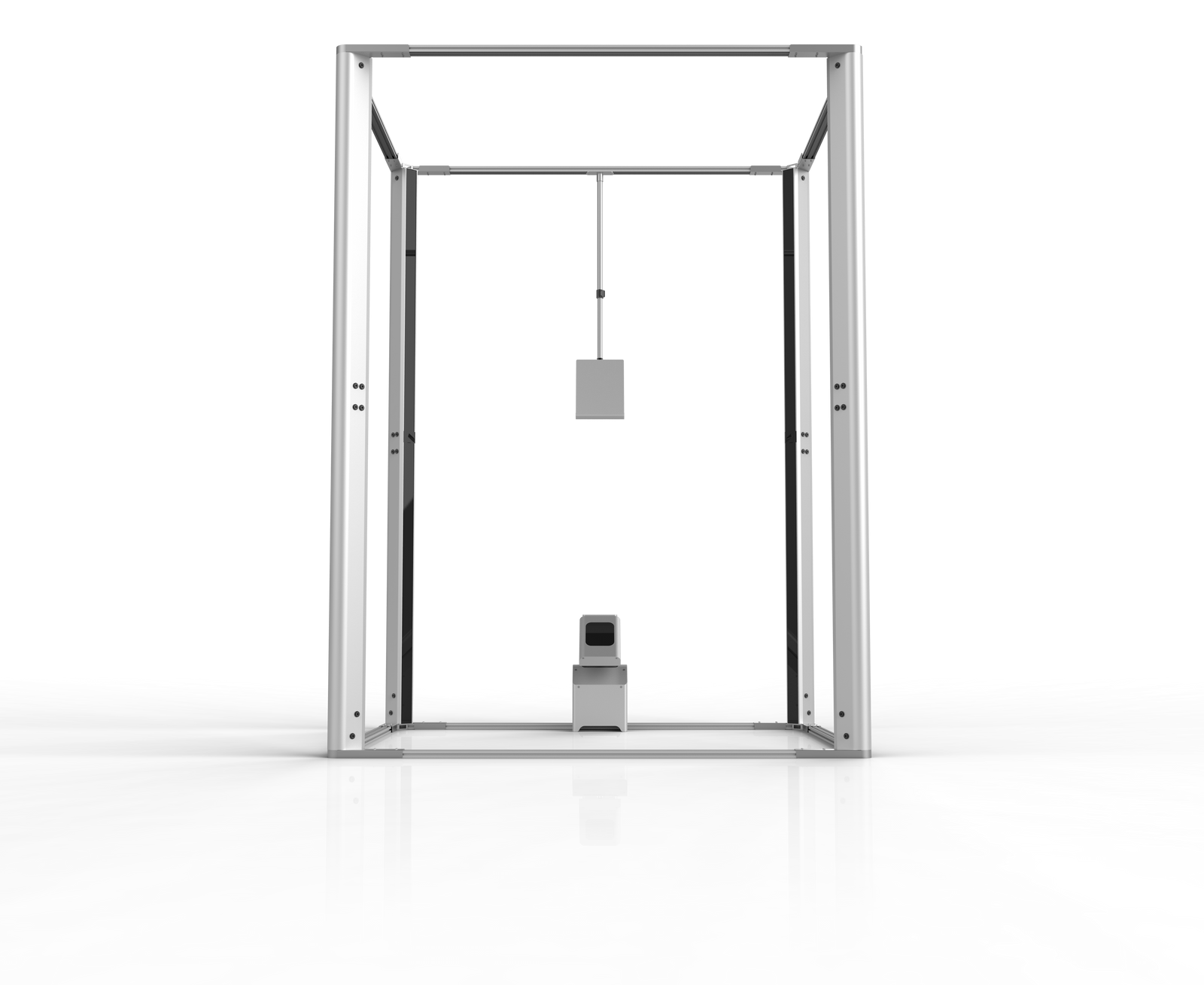 3D Rendered Scanner Frame with Sensor