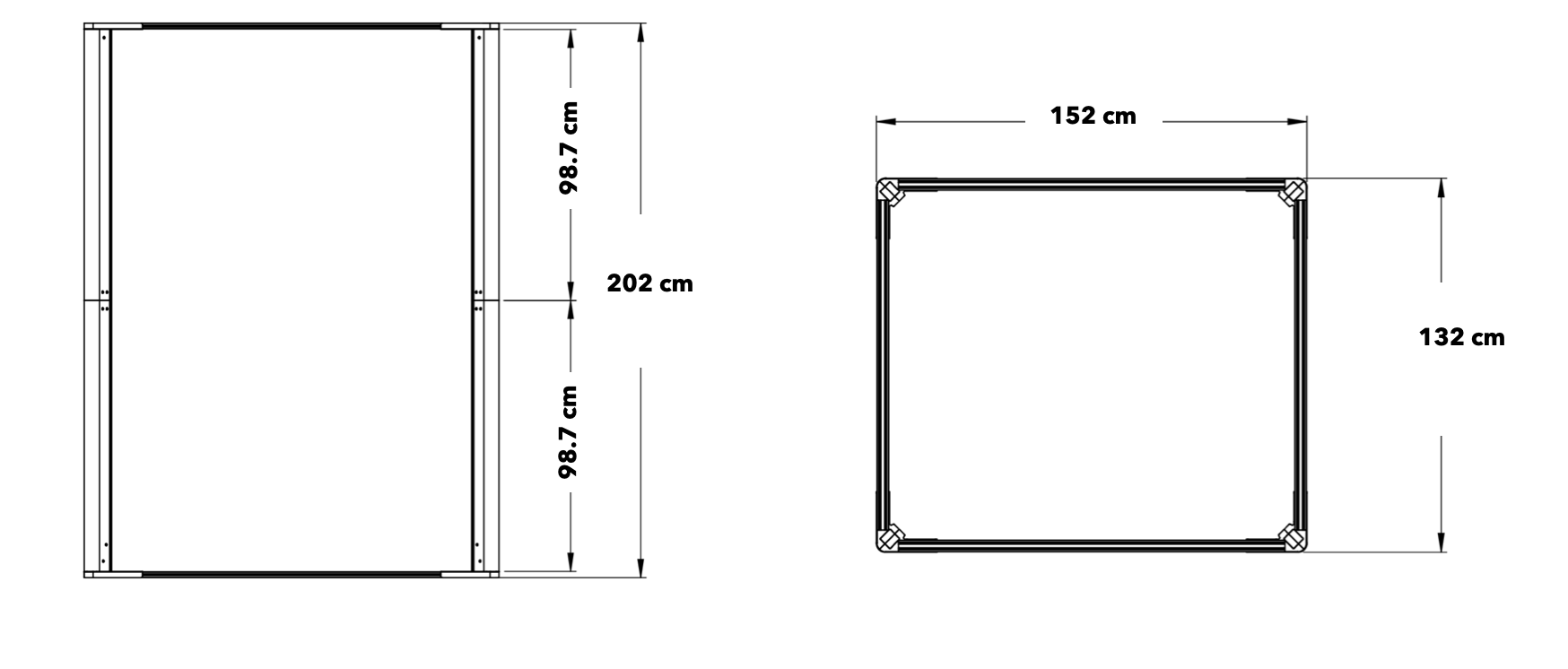 2D Technical Drawing - Scanner Hardware Dimensions